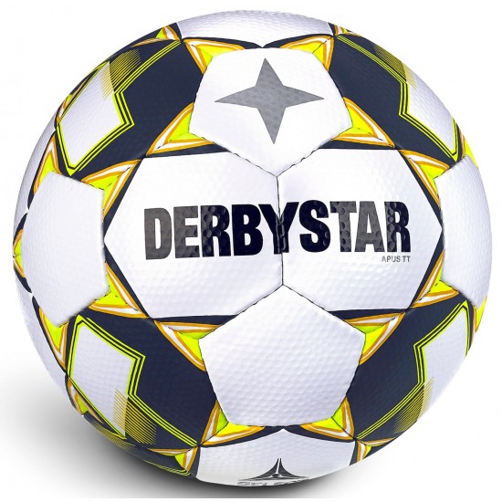 Training Bal Derbystar Apus TT Wit/Geel - Maat 5